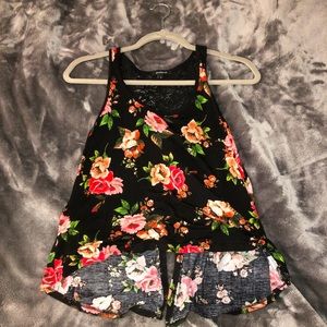 Floral tank top